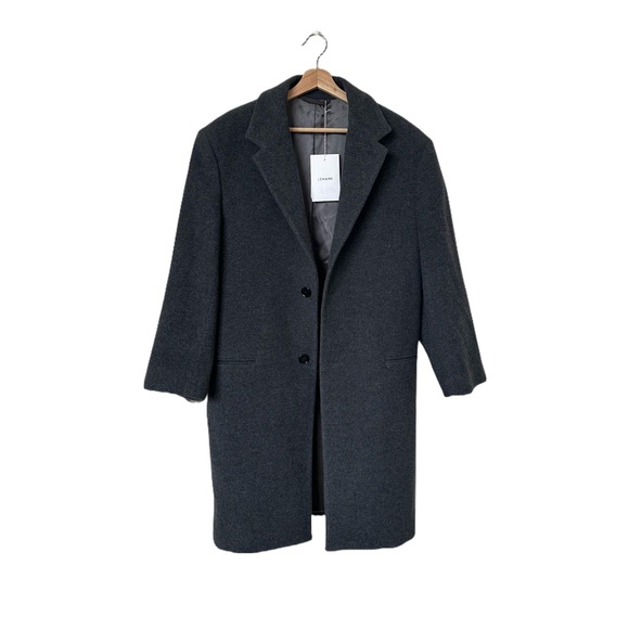 Lemaire Grey Chesterfield Coat XXS - Picture 1 of 6